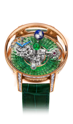 Jacob & Co astronomia tourbillon baguette rose gold tsavorites AT810.40.BD.UA.B Replica watch